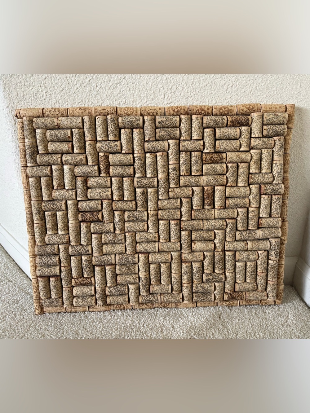 Decorative Cork Mosaic Wall Art